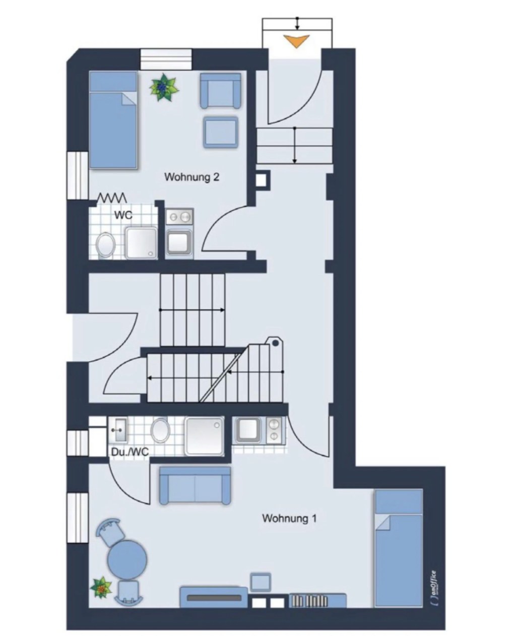 Grundriss Apartmentpaket 2 Microapartments